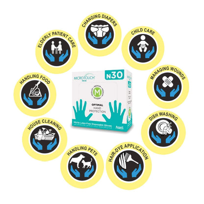 Ansell Micro-Touch N 30 GlovesUniversal Use