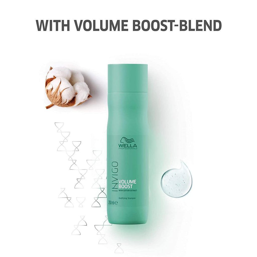 Shampooing volumisant Wella Professionals Invigo Volume Boost, 250 ml