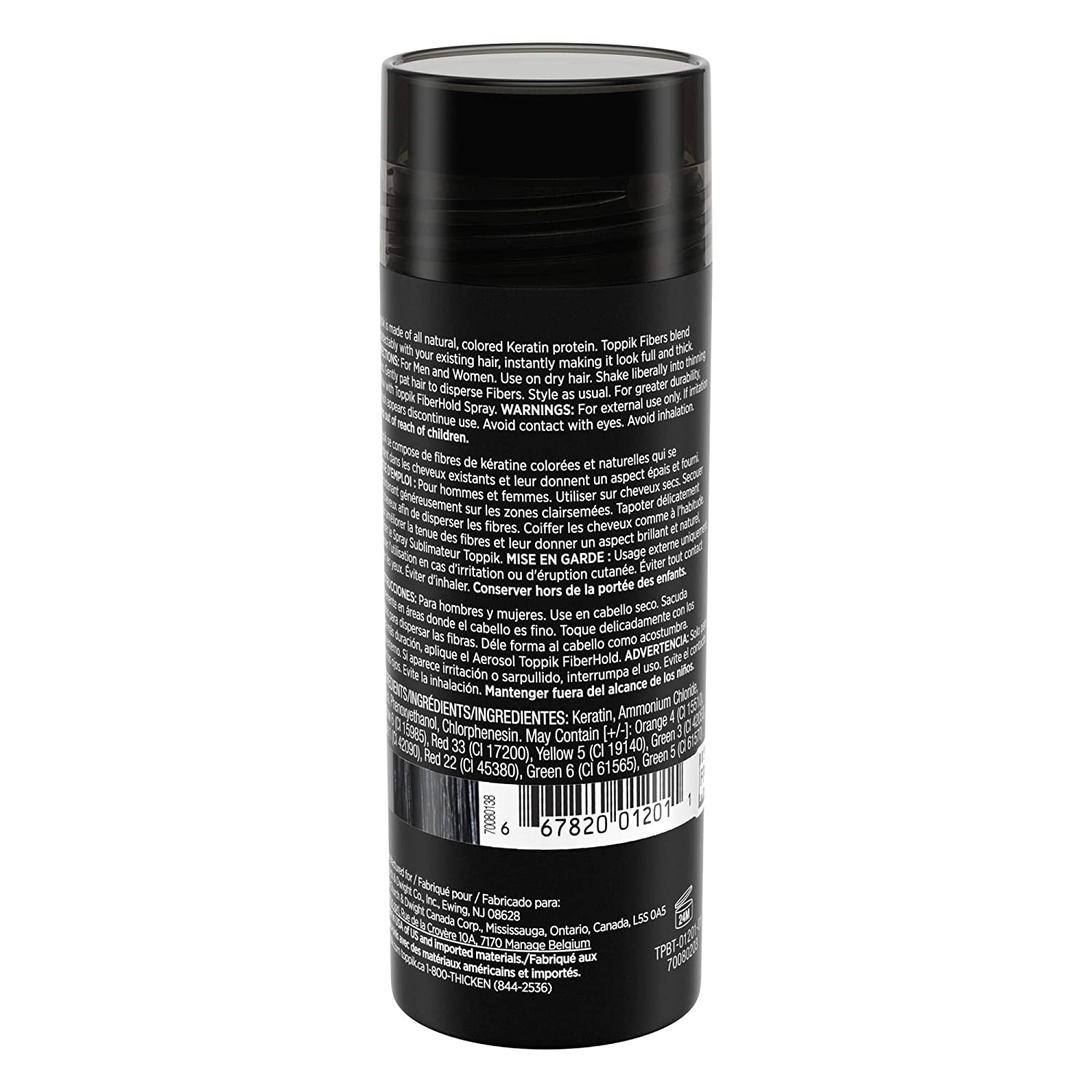 Toppik Hair Building Fibers Black 27.5 g