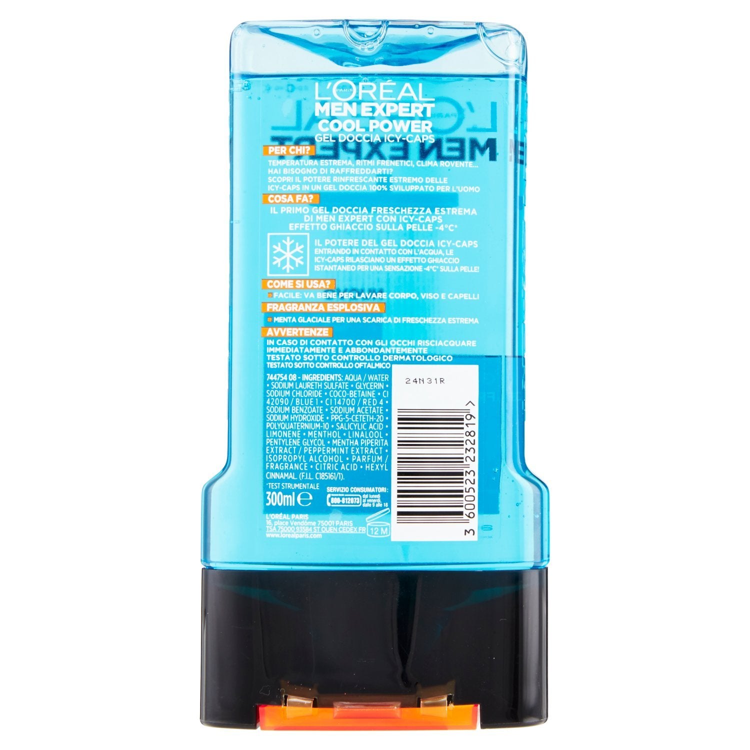 L'Oreal Paris Men Expert Cool Power Body Wash Shampoo