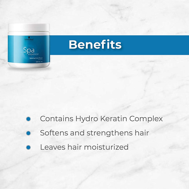 Schwarzkopf Spa Essence Hydrating Cream Masque