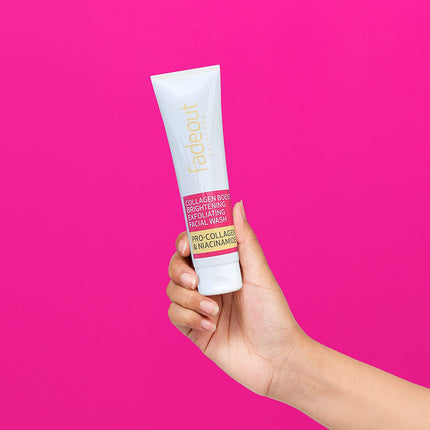FadeOut Collagen Boost Whitening Exfoliating Facial Wash