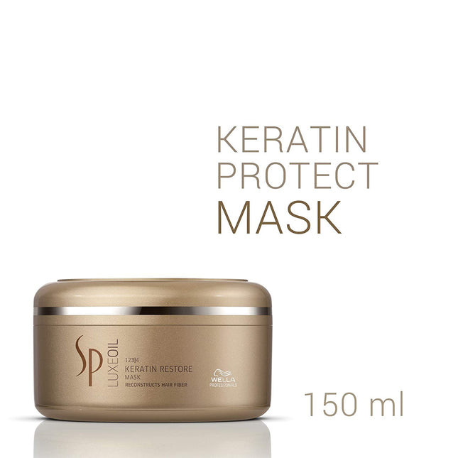 Masque réparateur à la kératine Wella Professionals LuxeOil, 150 ml 