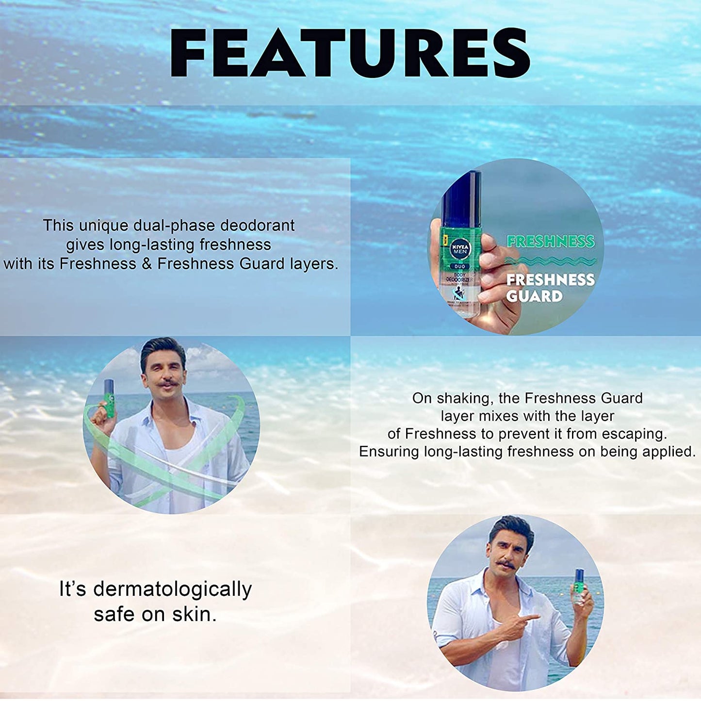 Nivea Men Duo Deodorant- Summer Fresh