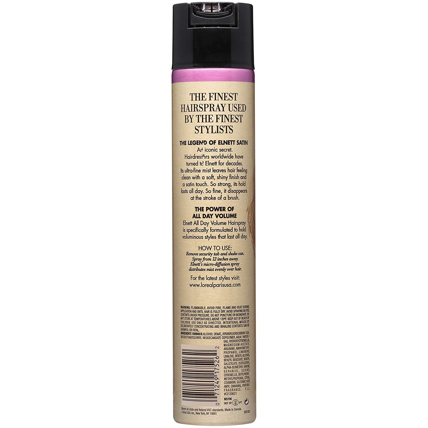 Elnett L'Oreal Paris Satin Hairspray Volume