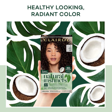 Clairol Natural Instincts Hair Color 4 Dark Brown