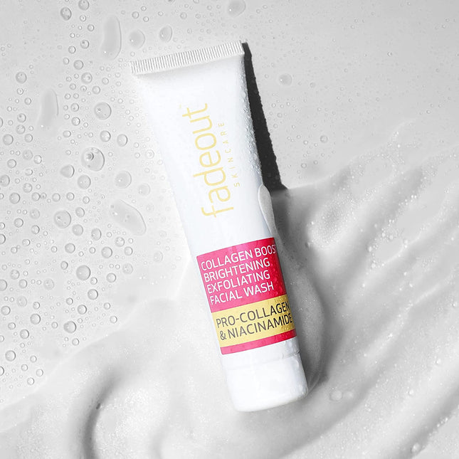 FadeOut Collagen Boost Whitening Exfoliating Facial Wash