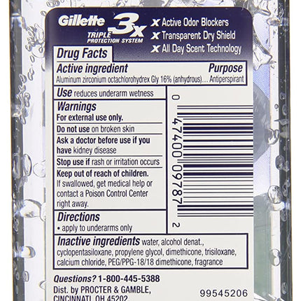 Combo of Clear Gel Artic Ice, Sport Triumph & Power Rush Deo Sticks Pack of 3