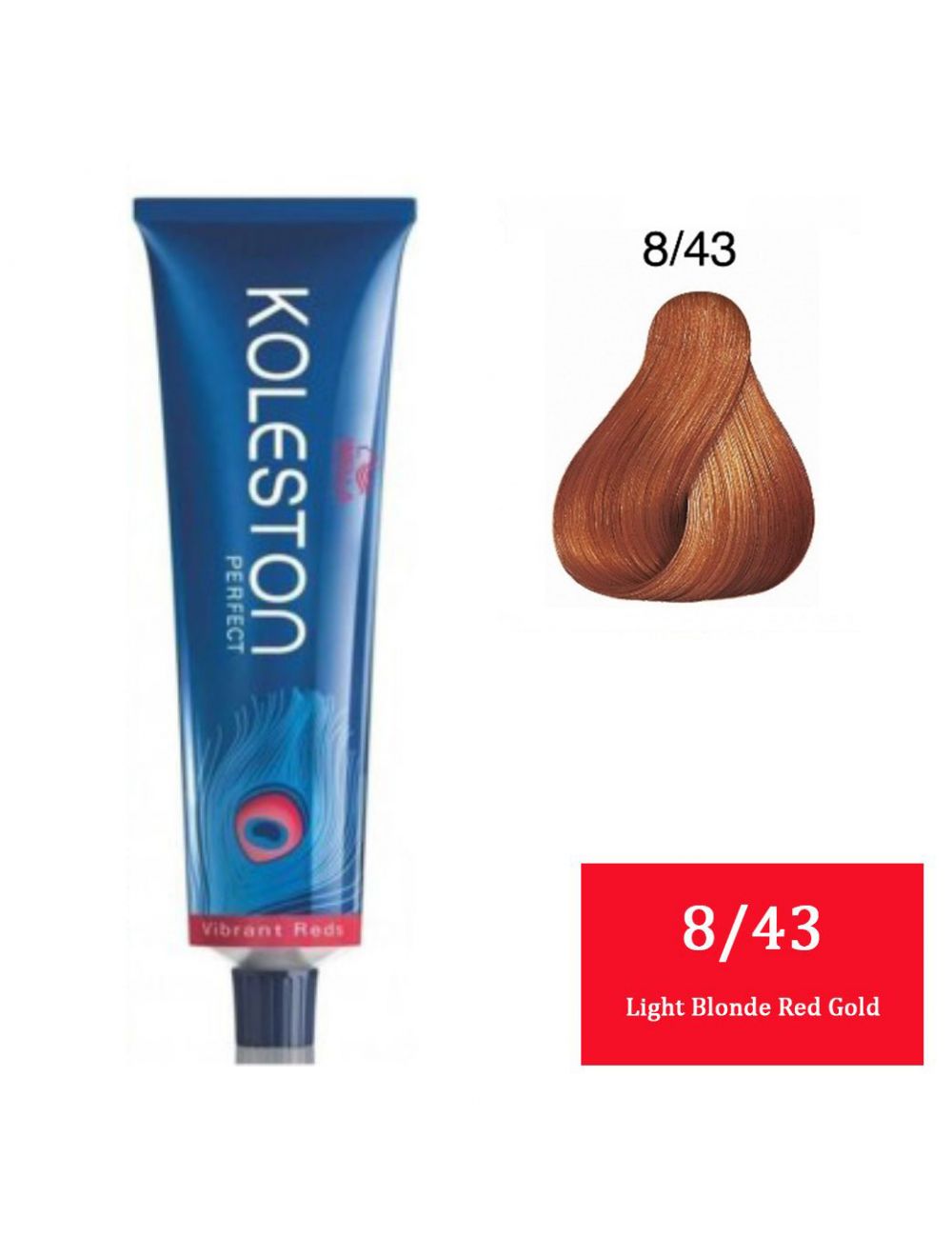 Wella Koleston Shade 8/43