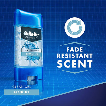 Combo of Clear Gel Artic Ice, Sport Triumph & Power Rush Deo Sticks Pack of 3