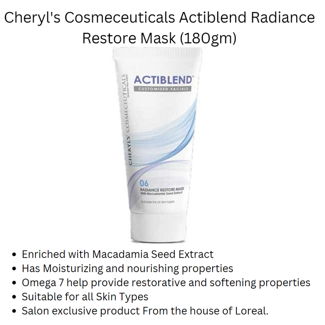Cheryl's Actiblend Radiance Restore Mask