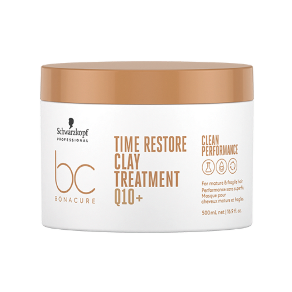 Schwarzkopf Bonacure Time Restore Q10 Clay Treatment 500ml