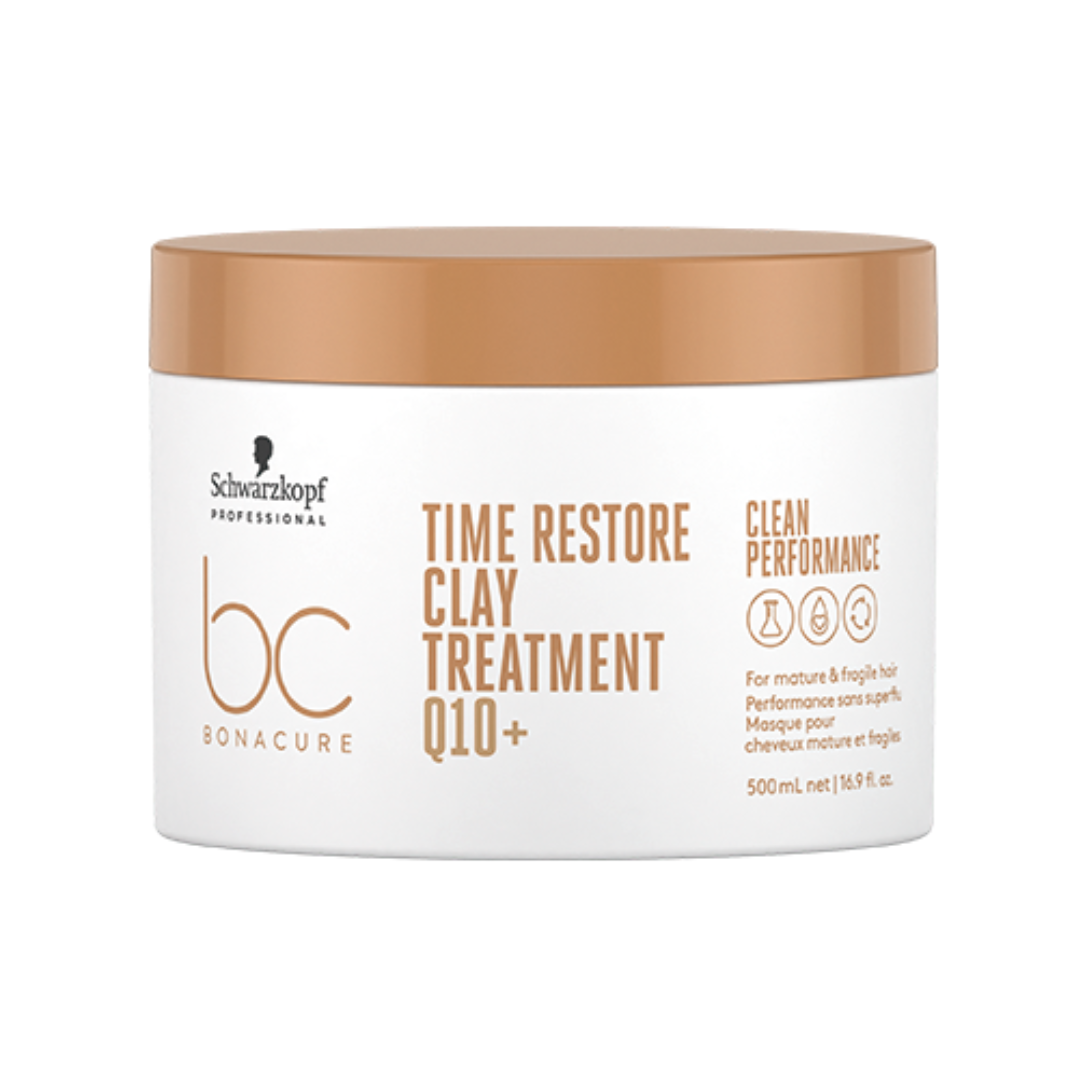 Schwarzkopf Bonacure Time Restore Q10 Clay Treatment 500ml