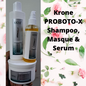 Krone Proboto-X Keratin Sulfate Free Cleanser, mask & serum