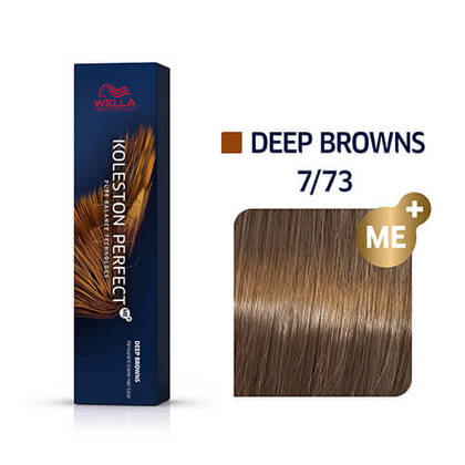 Wella Koleston Perfect 60gm Teinte N° 7/73 Blond Moyen Brun Doré