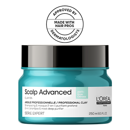 Loreal Professional Scalp Advanced 2 in 1 Shampoo & Mask deep purifier